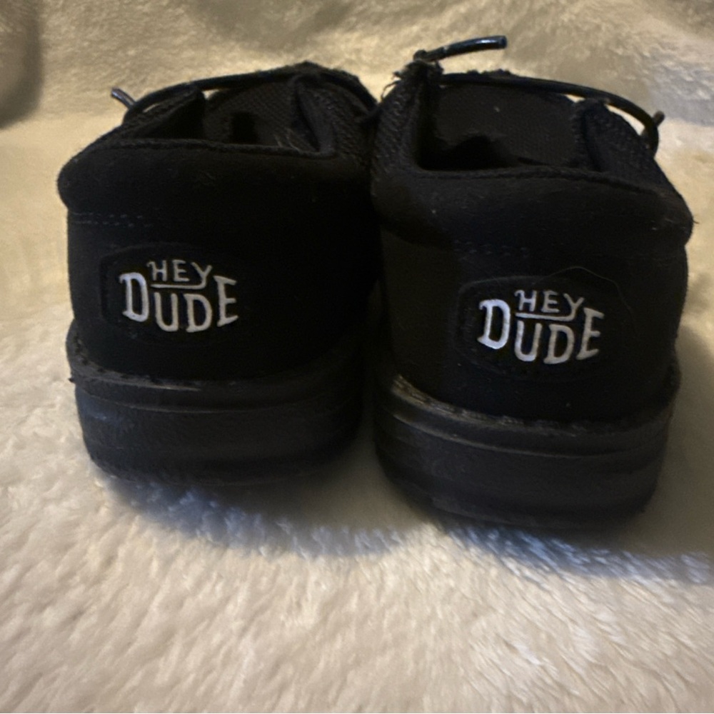 Hey Dude Kids Black Sneakers worn Twice